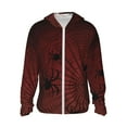 thumbnail image 1 of Vsdgher Sweat à Capuche Imprimé Araignées sur Toile pour Hommes Femmes, Manches Longues Protection Solaire Pêche Course Natation-3TG, 1 of 7
