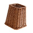 thumbnail image 1 of Cesta de almacenamiento para brochas de maquillaje, cesta de escritorio tejida de imitación de ratán, organizador elegante que ahorra espacio, soporte Estilo B, 1 of 8