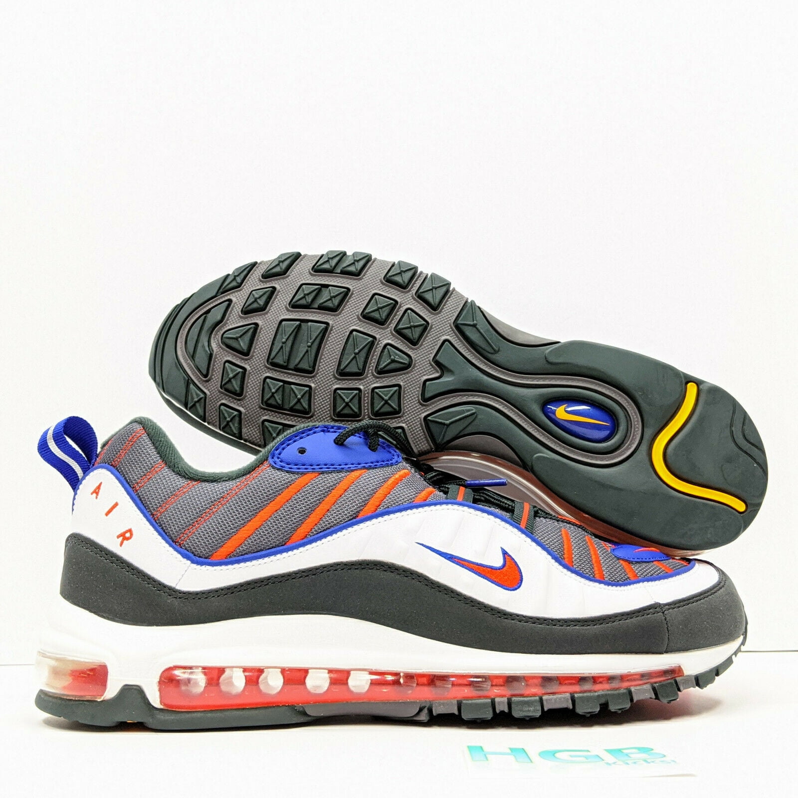 Nike Nike Air Max 98 Men S Grey Orange 012 Nib Walmart Com Walmart Com Nike Nike Air Max 98 Men S Grey Orange 012 Nib Walmart Com Walmart Com