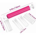 thumbnail image 2 of Manual Airbrush for Cakes Glitter Decorating Tools, Duslogis DIY Baking Cake Airbrush Pump Coloring Spray Gun with 4 Pcs Tube, Kitchen Cake Decorating Kit for Cupcakes and Desserts (Rose Red), 2 of 7