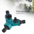 thumbnail image 3 of Garden Hose Y Splitter, 3 Way Water Tap Faucet Splitter Plastic Adapter Connector with Shut Off Valve for Garden Greenhouse Drip Irrigation Lawn Watering, 3 of 9