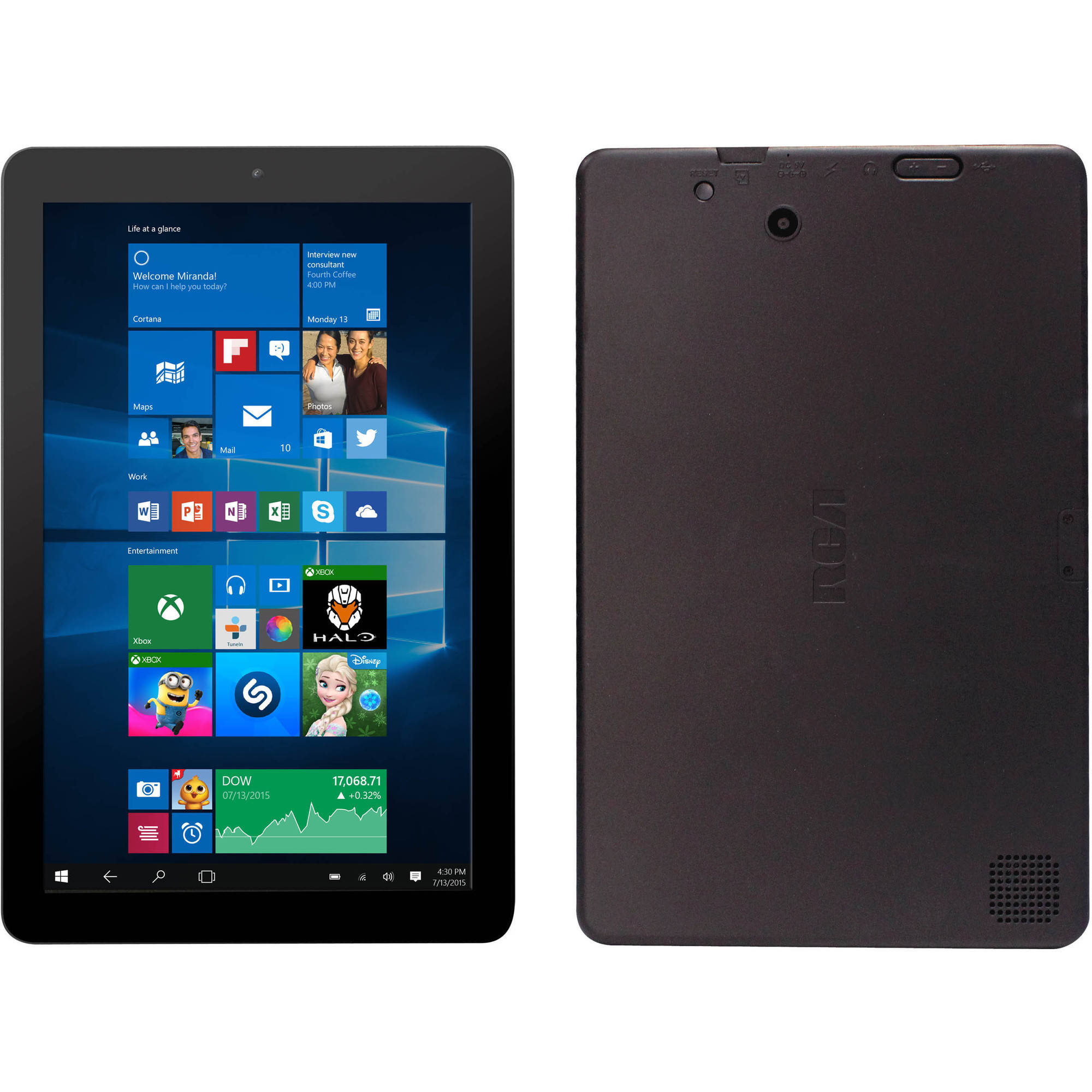 RCA W101V2 C Cambio 10.1" 2-in-1 Tablet 32GB Intel Quad Core Windows 10 - image 2 of 4
