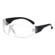 thumbnail image 2 of Gafas protectoras de plástico, gafas de seguridad resistentes a impactos ultravioleta para deportes de ciclismo al aire libre, lentes transparentes, pierna negra, 2 of 12
