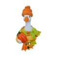 thumbnail image 2 of sruoe Halloween Goose Statue, 7.87in Resin Fall Figurine, Harvest Tabletop Ornament, Goose Sculpture Knit Pumpkin for Halloween Holiday Mantel Console Dining Decor, 2 of 8