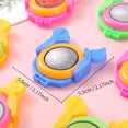 thumbnail image 4 of 10/20/30pcs Launcher Random Color Ejection Rotating Flying Disc Outdoor Boys Football Launching Flying Disc Launcher Ejection Rotating Outdoor Toys, Football Launching Flying Disc, gaming gift, 4 of 5