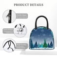 thumbnail image 4 of Balery Christmas Trees Bolsa de Almuerzo para Mujeres, Caja de Almuerzo, Bolsa de Almuerzo Pequeña Impermeable, Tote de Almuerzo Reutilizable con Gran Capacidad, 4 of 6