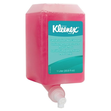 Kimcare Lotion Cleanser Refill - 1.06 Quart - Pump Bottle Dispenser - Ph Balanced - Pink