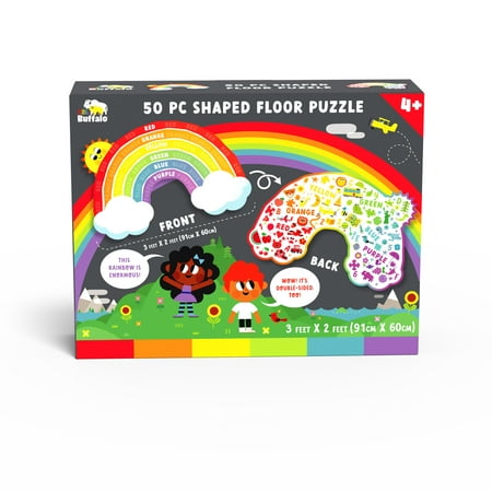 Little Buffalo Rainbow Interlocking Floor Jigsaw Puzzle