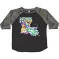 thumbnail image 3 of Inktastic Mardi Gras Louisiana Map Celebration Boys or Girls Toddler T-Shirt, 3 of 5