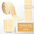 thumbnail image 2 of 181x3.2 Inch Flexible Foam Baseboard Molding Trim 3D Wall Edging Lines Baseboards Peel and Stick Goldenrod Self Adhesive Wallpaper Border Trim Mirror Wall Base Border DIY, 2 of 9