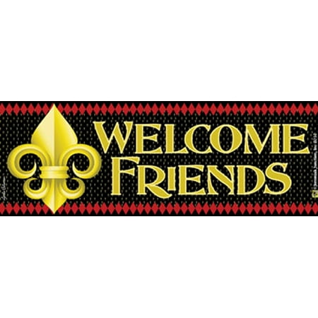 - Fleur-de-Lis Welcome Mailbox / Door Magnet