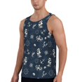 thumbnail image 2 of Haiem Vintage Marine Men Workout Tank Top Gym Bodybuilding Sleeveless Muscle T Shirts Athletic Tank Breathable Workout Shirt-3X-Large, 2 of 8