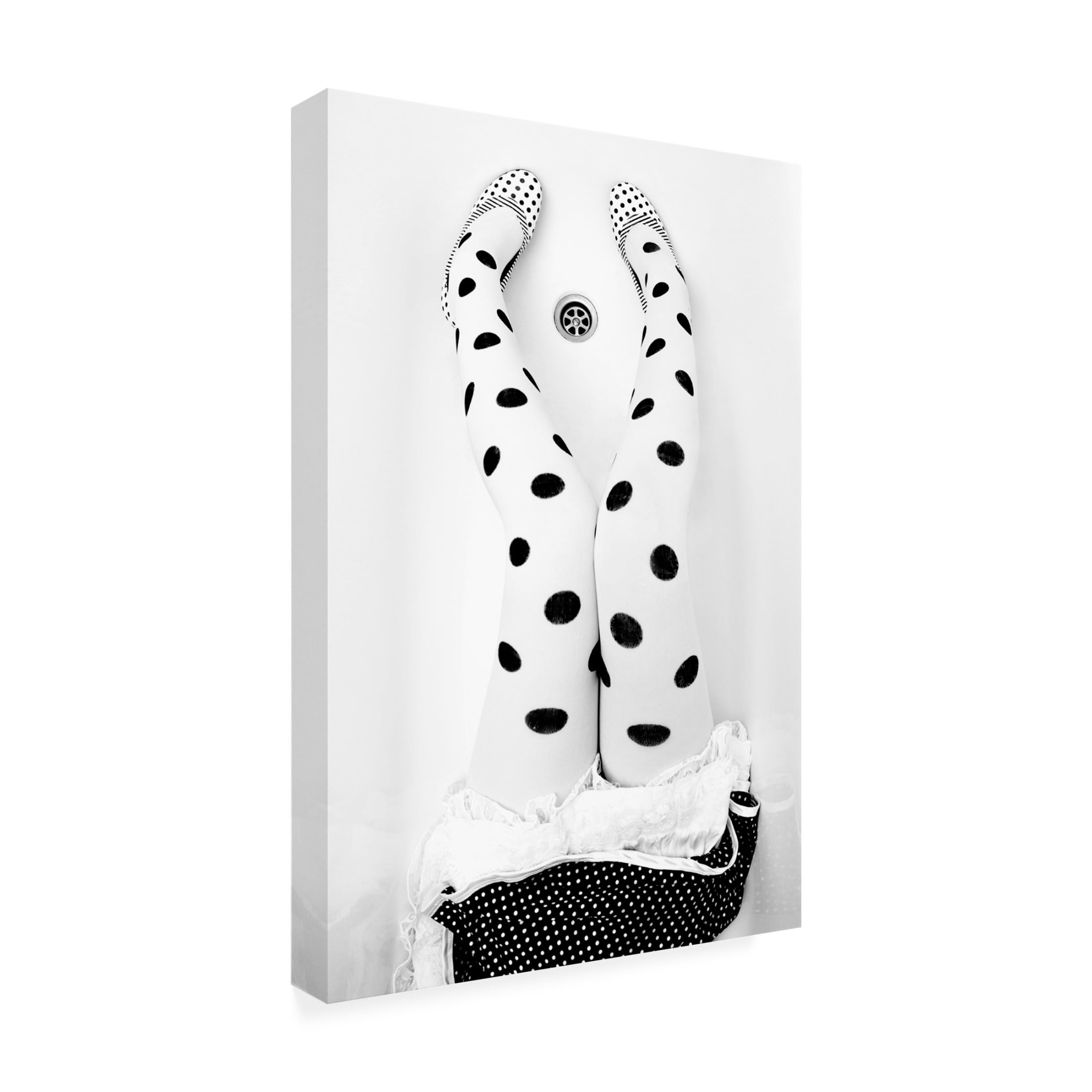 Canvas Wall Art - Adam Wasilewski 'Dotted 2' Wall Art for Living Room, Bedroom, or Office D?cor by Trademark Fine Art - 12 x 19 Inches