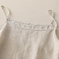 thumbnail image 5 of Ohufall Women's Cotton Linen Tank Tops Fashion Solid Color Casual Side Split Sleeveless Blouses Summer Loose Fit Cami Tops for Women, 5 of 8