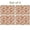 Pioneer Flower Floral-2, variant on Pioneer Flower Floral Print Pattern Summer Linen Placemats Set Of 6, Washable Non-Slip Heat Resistant Table Mats for Kitchen, 12x18 Inch