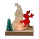 thumbnail image 2 of Puntoco Adornos de candelabros navideños Vela de cena Vela de té Adorno de escritorio Decoración de mesa de comedor Decoración de madera Vela decorativa Vela de Navidad, 2 of 6