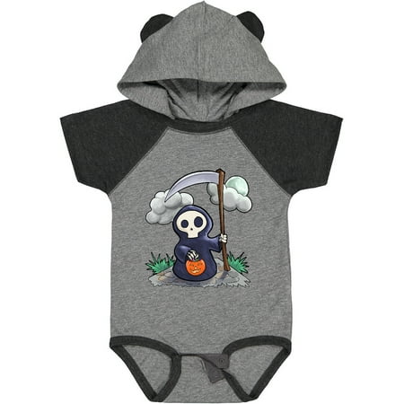 

Inktastic Halloween Trick or Treating Cute Grim Reaper Gift Baby Boy or Baby Girl Bodysuit