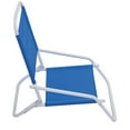 thumbnail image 5 of Rio Brands 2-Pack Wave 1-Position Beach Folding Sand Chair, Polyester, Pacific Blue, 5 of 7