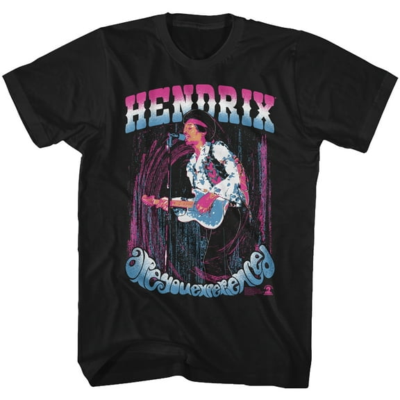 Jimi Hendrix Are You Black Adult T-Shirt