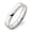 14K White Gold, variant on 10K Yellow Gold Comfort Fit Wedding Band, High-Polish, for Men or Women, Size7