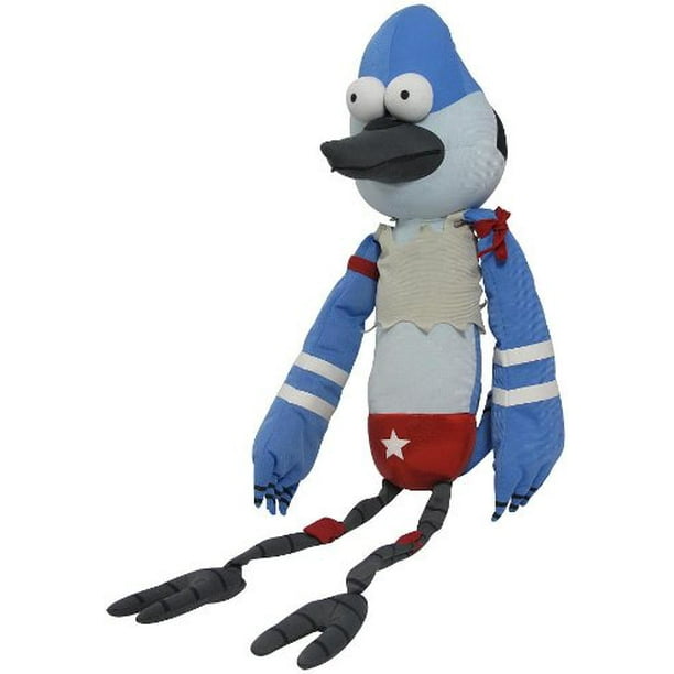 Wrestling Buddy Mordecai 20 inch with Sound Plush, Hear Mordecai say phrases from the show while