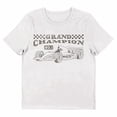 thumbnail image 3 of Vintage Formula Racing Grand Champion Women's White Short Sleeve Crew Neck Tee-Large, 3 of 5