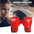 thumbnail image 4 of 2 Pcs Gants d'Entraînement de Boxe en Cuir pour Enfants (Blanc), 4 of 5