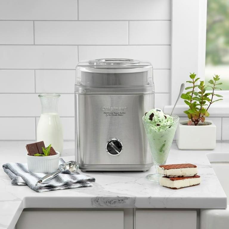 Cuisinart アイスクリームメーカー 2クォート Cuisinart Electric 2.0 Qt Ice Cream Maker with Double