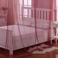 thumbnail image 2 of Burgundy Palace 4-Post Bed Sheer Mosquito Net Panel Canopy, 2 of 2