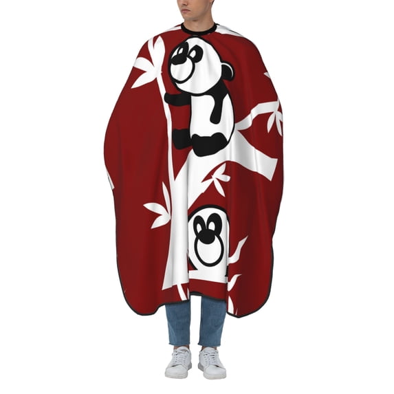 ZICANCN Hair Cutting Cape for Adults-Pandas Animals Cape Salon Barber Cape for Hair Stylist Shampoo Capes Waterproof , 55x66 Inch