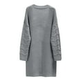 thumbnail image 3 of Aayomet Womens Sweaters Women's Long Knit Cardigan Vest Casual Sleeveless Open Front Draped Duster Vest,Gray S-XXL, 3 of 4