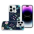 thumbnail image 2 of Designed for Apple iPhone 14 Pro Max Fashion IMD Design Pattern Design Hybrid Thick with Magnetic Circle MagSafe Compatible Phone Case Cover [Galaxy Floral], 2 of 4