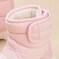 thumbnail image 6 of Quealent Toddler Snow Boots Boys Girls Winter Cold Weather Waterproof Non Slip Warm Shoes for Little Kids Pink for Size 8.5, 6 of 7