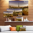 thumbnail image 3 of Beautiful View of Paris Eiffel Tower - Large Landscape Canvas Art Print, 3 of 4