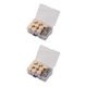 thumbnail image 1 of Jumpingount 100Pcs Craft Wood Blanks Keychains Predrilled Log Discs Slices DIY 1 agujero 100 piezas 2Conjunto, 1 of 1