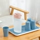 thumbnail image 5 of Botella de agua de plástico sin BPA de 940 ml, transparente, reutilizable, con tapa hermética para café helado y té, ideal para la oficina, el gimnasio y exteriores. Aestivo | Rosa | AESTIVO, 5 of 7