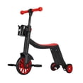 thumbnail image 2 of Triciclo infantil de juguete deportivo, equipo resistente, fácil de usar, bicicleta de equilibrio multiusos 3 Rojo, 2 of 8