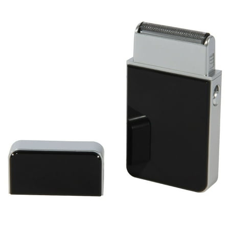 Rechargeable Novelty Electric Shaver, Compact Sleek Design - Black