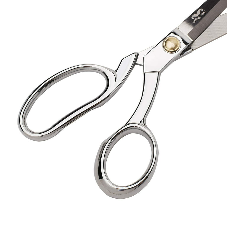 Fabric Scissors, 8-inch Black Premium Tailor Scissors, Sewing Scissors for  Fabric Cutting