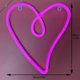 thumbnail image 2 of Love Heart Neon Light Valentine's Night Lights Gift,LED Heart Shape Neon Signs Lamp Neon Decor for Wall,Fun Light for Kids Room Decoration Powered by, 2 of 5