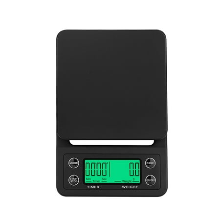 

5KG/0.1G High Precision Mini Kitchen Coffee Scale Timing Scale No Battery Include(Black)