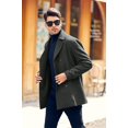 thumbnail image 4 of Sherrylily Men Pea Coat Double Breasted Winter Fashion Trench Coats, 4 of 6