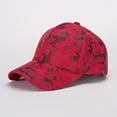 thumbnail image 2 of KALE Baseball Cap Camouflage Outdoor Tactical Solid Color Red, 2 of 3