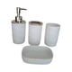 thumbnail image 3 of Juego de 4 accesorios de baño, jabonera para baño, restaurantes y hogar. Blanco, 3 of 9