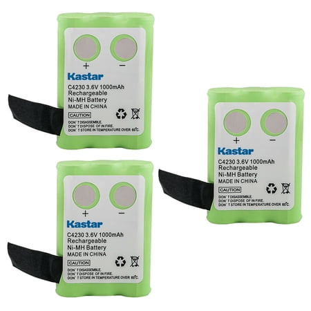 Kastar 3-Pack Ni-MH Rechargeable Battery Replacement for CLARITY C4220 CLARITY C4230 CLARITY 74235 Clarity Professional C4220 Professional C4230 Professional C4230HS GP80AAAH3BXZ