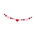 thumbnail image 2 of Guirnalda colgante de corazón, pancarta de guirnalda de corazón de fieltro, suministros para fiestas, arte artesanal, decoración del Día de San , Estilo b, 2 of 8