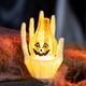 thumbnail image 2 of Decoración única de Halloween: esta luz de noche luminosa de mano fantasma es una decoración llena de Halloween, adecuada para la decoración de la mesa de Halloween, agregando un toque de horror y div, 2 of 7