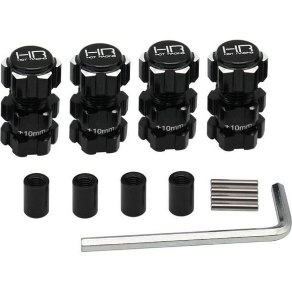 Hot Racing Aluminum 17mm Hex Hubs 10mm Offset ARA 1/10 4S BLX HRATFF17XT01 Electric Car/Truck Option Parts