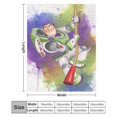 thumbnail image 3 of Manta de dibujos animados de Toy Story, súper suave, acogedora y cálida manta de felpa para niños y niñas, mantas de franela ligeras y difusas para sofá, cama, viajes, camping, regalos de 60 x 50, 3 of 8