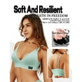 thumbnail image 2 of Livona Bras for Women - 3 Pack Sports Bra Bralettes with Support Workout Tops Wireless Bra Cami Crop Tank Tops S-XXL, 2 of 4